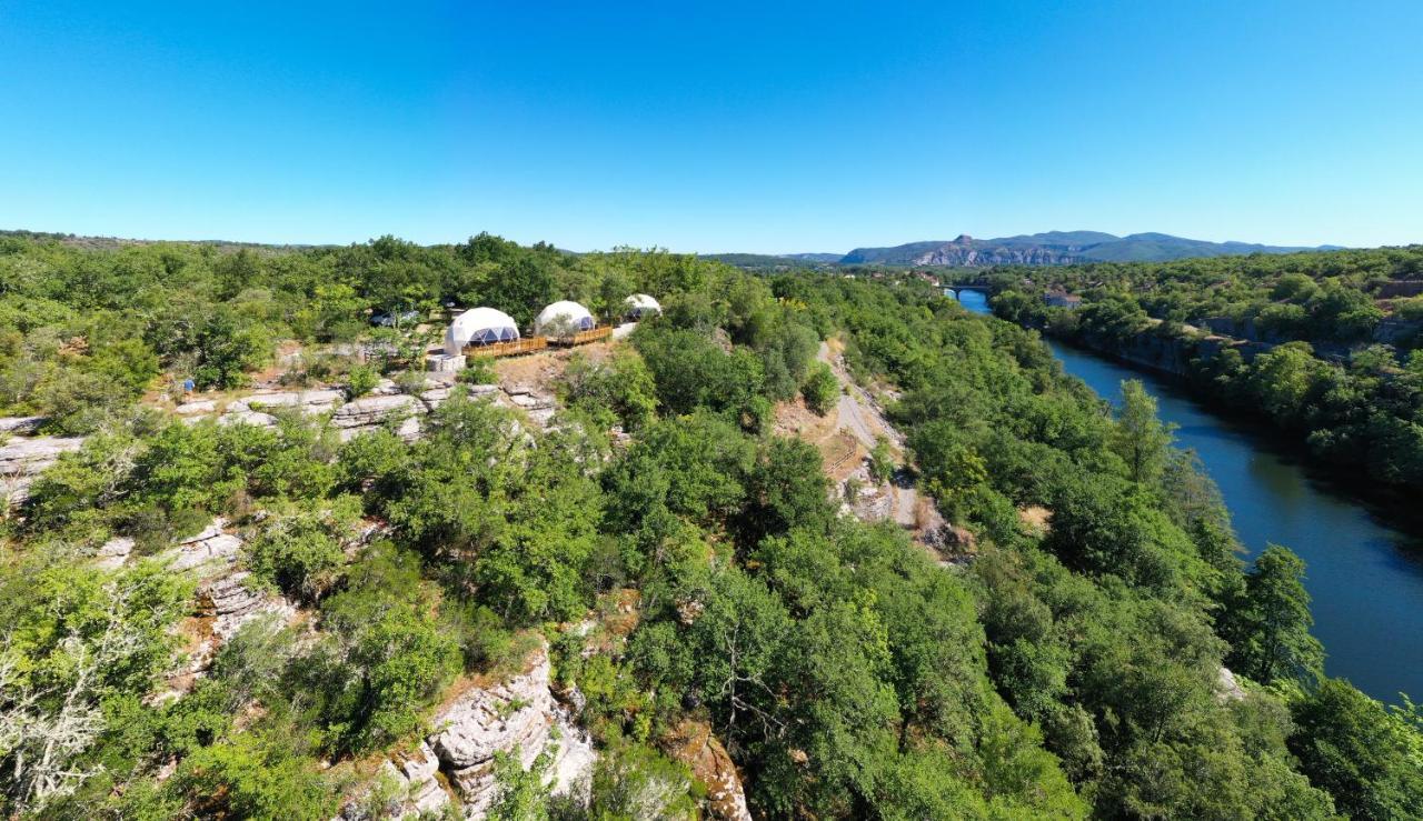 Hotel Les Domes Des Gorges Ruoms Exteriér fotografie