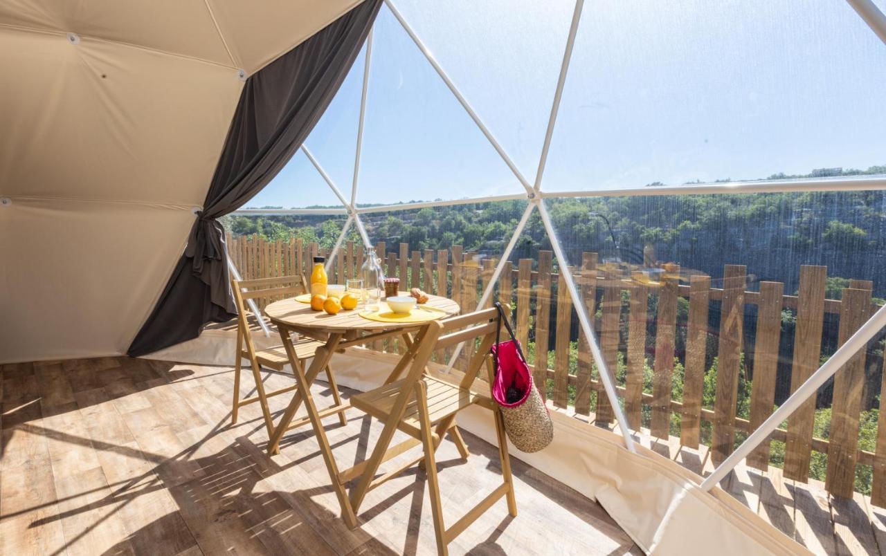 Hotel Les Domes Des Gorges Ruoms Exteriér fotografie