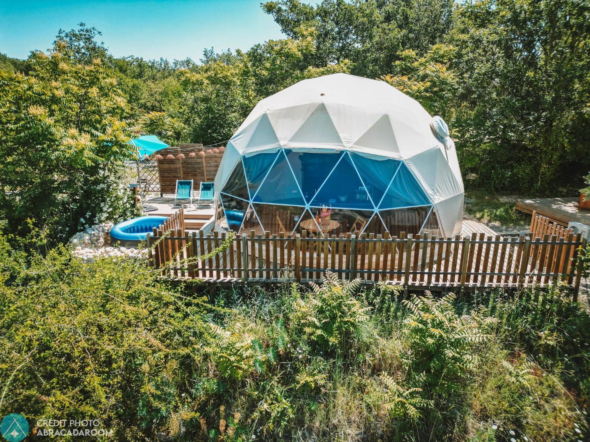 Hotel Les Domes Des Gorges Ruoms Exteriér fotografie